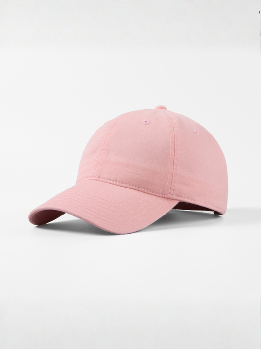 Casquette en sergé de coton rose blush