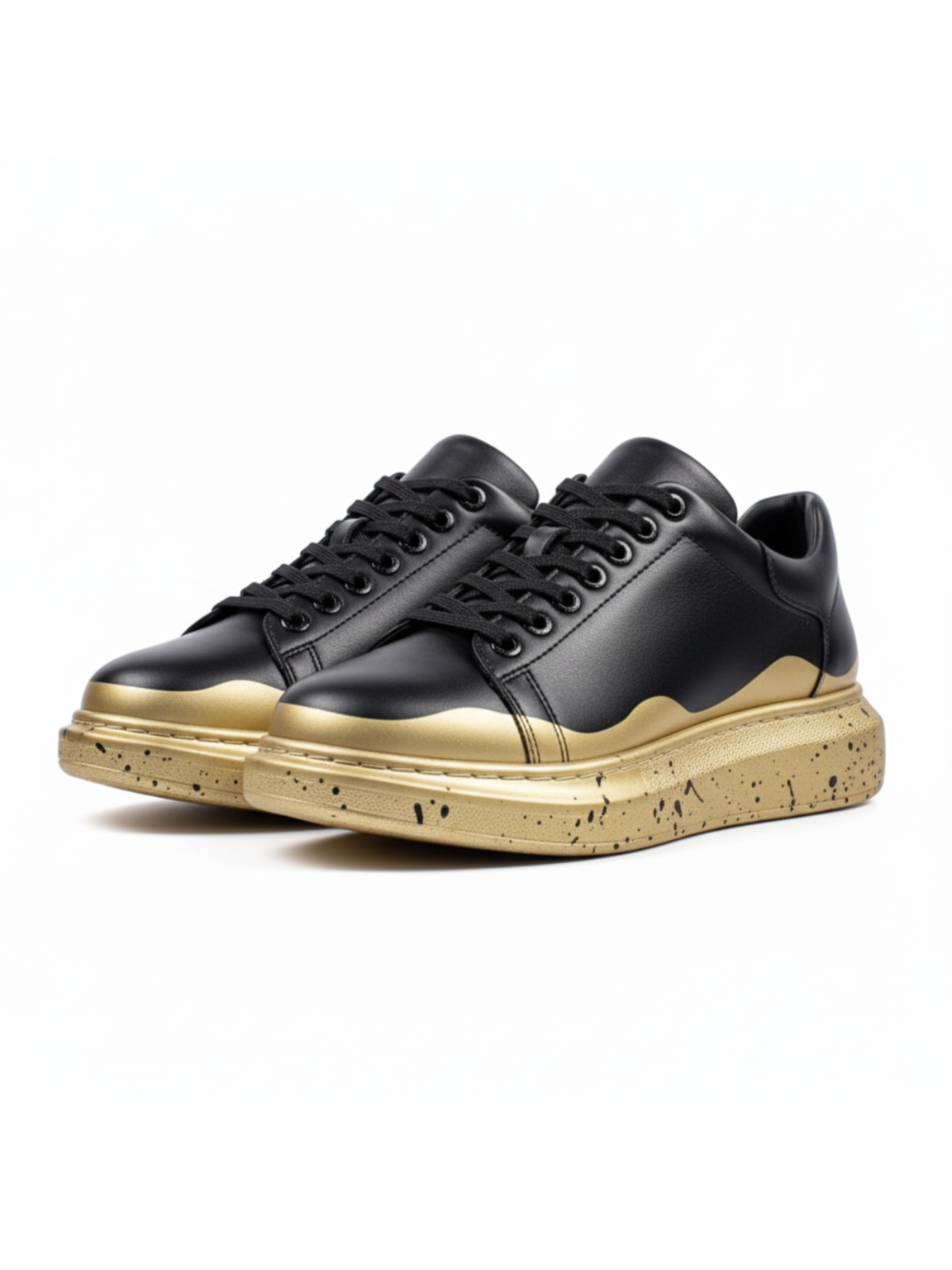 Ember Glow hand-painted custom sneaker by Apollo Moda, seventh angle